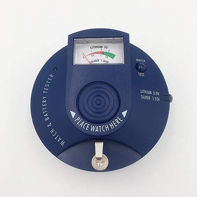Circular Type Watch Battery Pulse Tester and 1.5V 3V Button Cell Battery Anal...