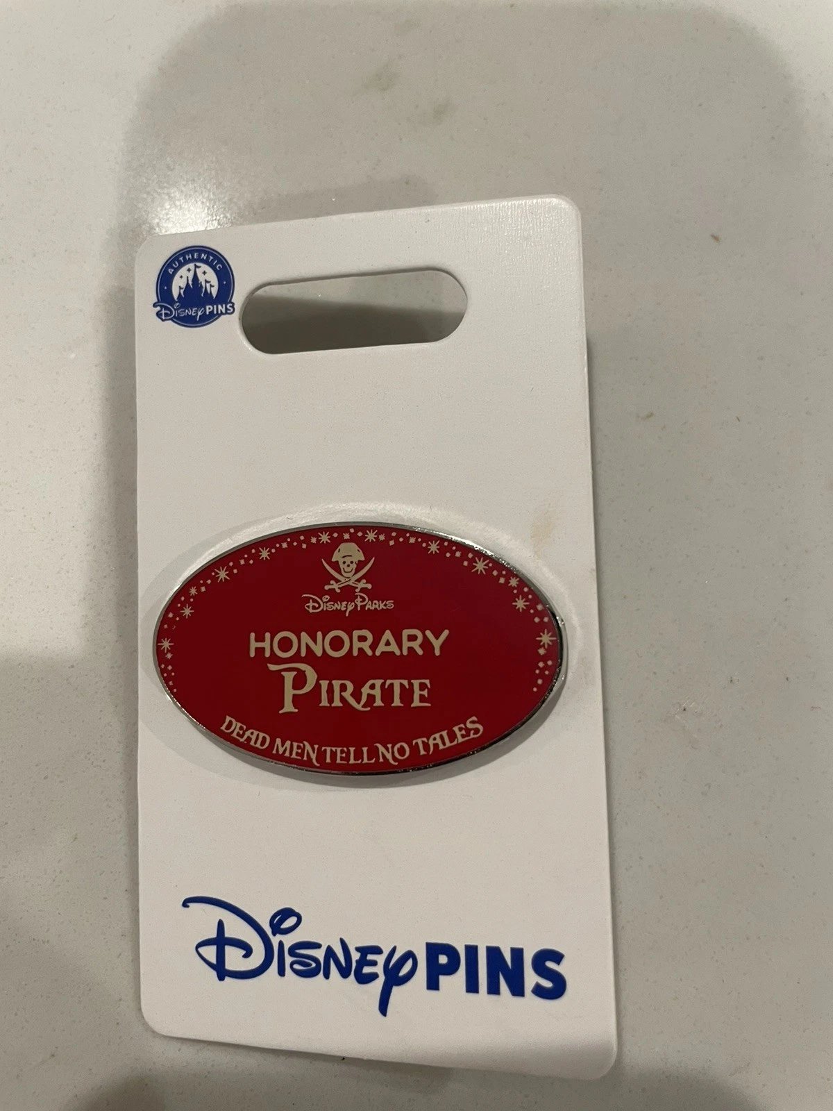 Disney Parks Honorary Pirates Of The Caribbean Cast Member Name Tag OE Pin