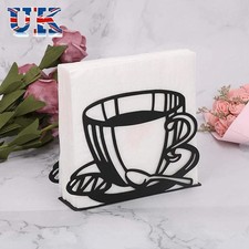Stainless Steel Napkin Holder Coffee Standing Napkin Dispenser  Kitchen