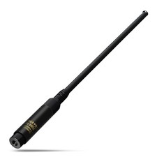 TWAYRDIO Dual Band VHF UHF Ham Radio Telescopic Antenna SMA Male 42 inch Retr...