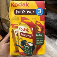 Kodak Disposable Camera with Flash 35mm Gold 400 Film 27 Exposures 3 Pack 2013