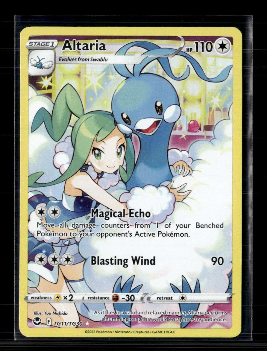 Pokemon 2022 Silver Tempest Altaria CHR #TG11/TG30