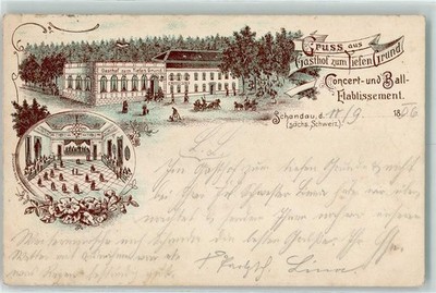 13605819 - 8320 Bad Schandau Gasthaus Zum Tiefen Grund 1896