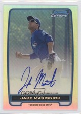 2012 Bowman Chrome Prospects Refractor 6/500 Jake Marisnick #BCA-JM Auto 3k7