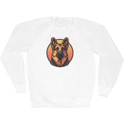 Sweatshirt / Pullover / Pulli für Erwachsene ''Deutscher Schäferhund im Kreisrahmen'' (SW047160)