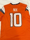 Fanatics NFL Bo Nix Nike On-Field autographed jersey Denver Broncos