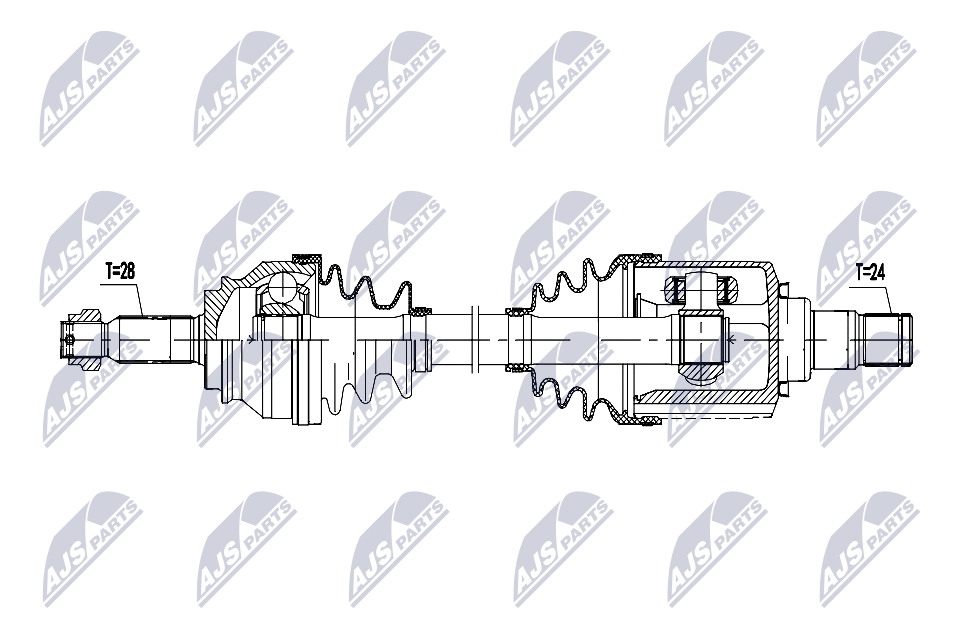 Nty Driveshaft For Mitsubishi Asx 10- Outlander Ii 07- Lancer 08 - Image 6