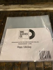 BMC 50 Vinyl Record Sleeves For 12 In 33 RPM LP 2 Mil Transparent Outer Sleeves
