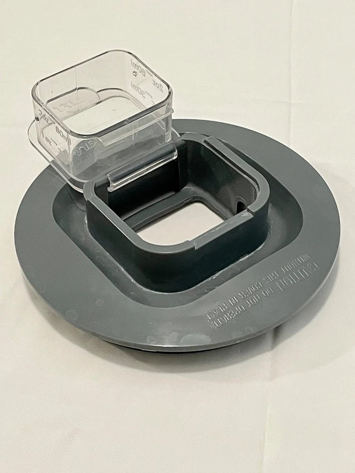 Cuisinart Vari-Speed Blender Model CB-4 Gray Lid & Top Cap Replacement 2PC - image 2 of 4