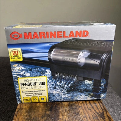 MarineLand Penguin 200 BIO-Wheel Power Filter 30-50 Gallon, 200 GPH