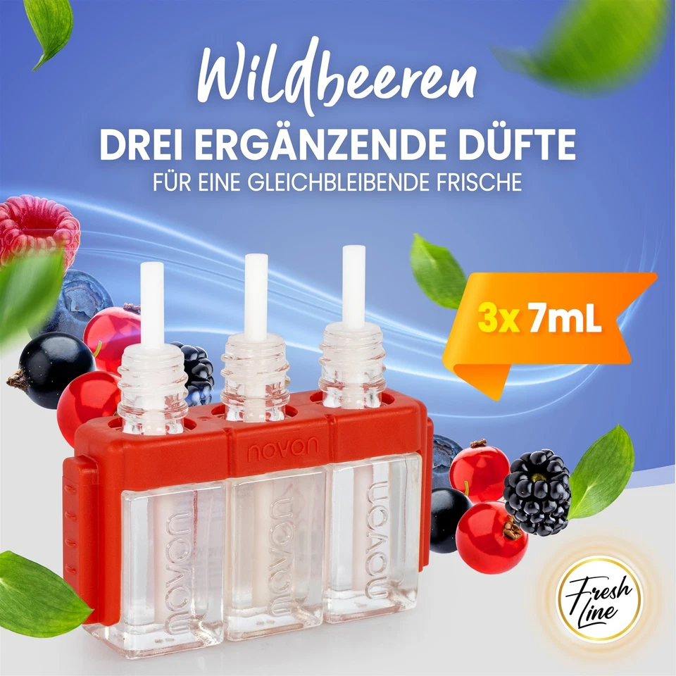 FRESH LINE Duftstecker Nachfüller für 3Volution je 3x7ml Duftstecker zur Auswahl - Bild 3 von 4