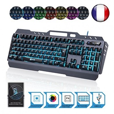 Klim Lightning Hybrid Semi-Mechanical Gaming Keyboard (FRA Layout - AZERTY)