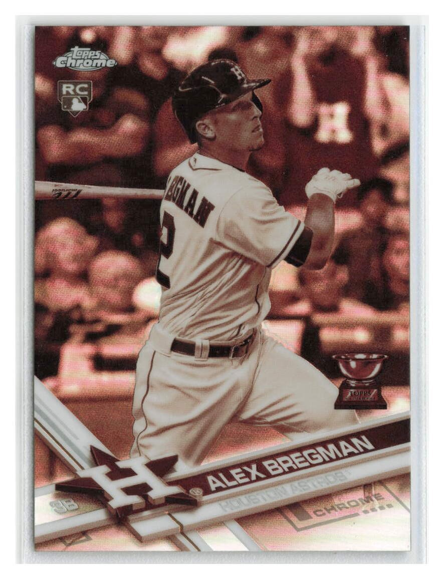 Alex Bregman 2017 Topps Chrome Sepia Refractor RC #9-Houston Astros