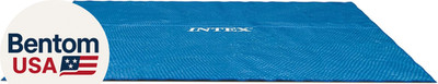 Intex Solar Pool Cover for 18' X 9' Rectangular Frame Outdoor Swimming Pools wit