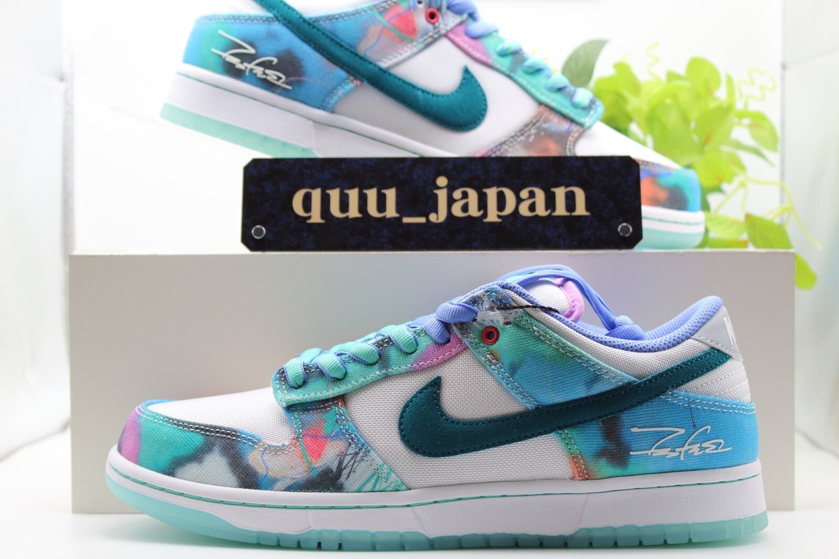 Size 8.5 - Nike Futura Laboratories x Dunk SB Low Bleached