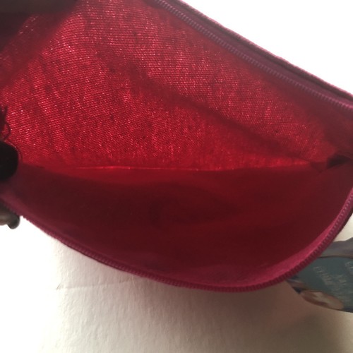 Sac accessoire cosmétique FILLE BOSS rose fuchsia avec paillettes dorées scintillantes NEUF - Photo 3/3