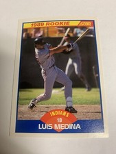 1989 Score 1989 Rookie Luis Medina Cleveland Indians 