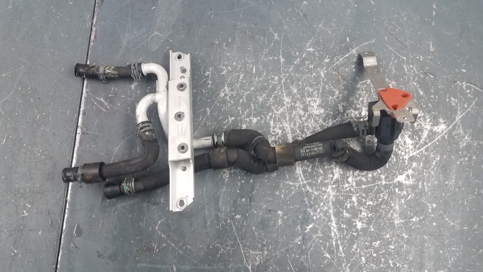 2017 Audi R8 Coolant Hoses / Crossmember / Pump  #1445 S2