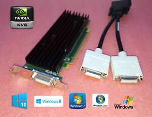 Windows 10 Hp Compaq 8000 Elite Sff Dvi Dual Monitor Video Graphics Card Ebay