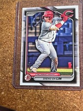 2024 Bowman Draft Prospect Base Paper # BD-147 Sheng-En Lin