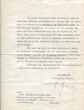 FRIAR & PHYSICIAN Agostino Gemelli autograph, document signed FRIAR & PHYSICIAN Agostino Gemelli autograph, document signed