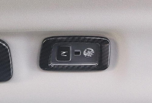 Fit For Volvo S60 2019-2023 ABS Carbon Fiber Rear Reading Lamp Frame Cover Trim - Picture 3 of 7