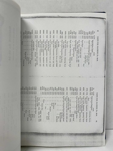 SINGER - BOOK OF VARIOUS SEWING MACHINES AND THEIR PARTS LIST *FREE SHIPPING* - Picture 3 of 5
