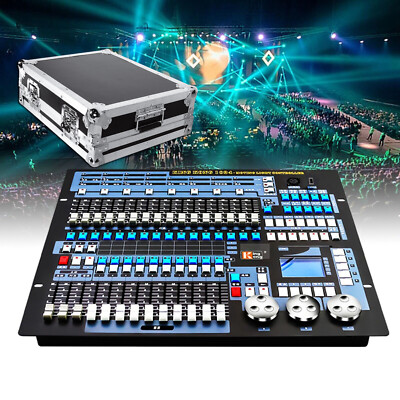 DMX 1024 Channels Stage Lighting Controller Equipment With Flightcase DJ Console