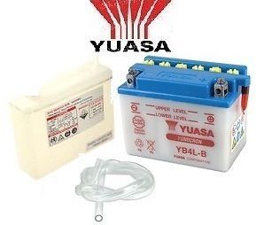 Batterie YB4L-B / YB4LB Neuve - Pour Scooter, Moto Derbi, Quad 50cc Type Spirit, Stunt, Nitro
