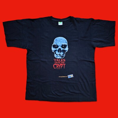 Tales From The Crypt Blockbuster Promo 90s Vintage T-Shirt Gr. XL schwarz