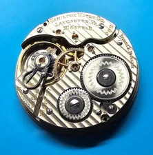 VINTAGE 16 SIZE 21 JEWEL HAMILTON GRADE 992 MODEL 2 POCKET WATCH PARTS