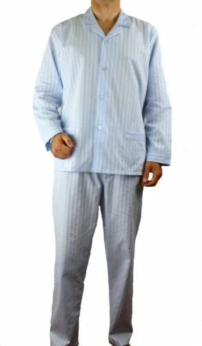 Biancheria da notte da uomo grigie in cotone