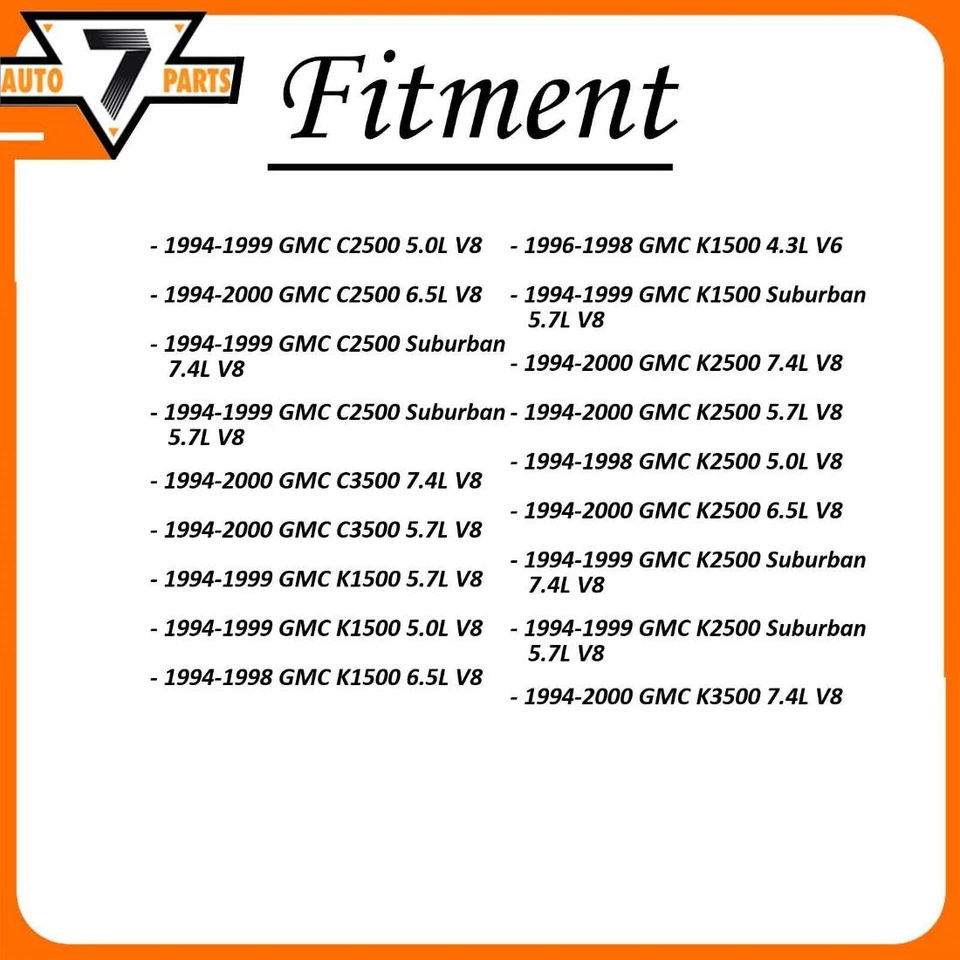 Conjunto de luz de giro/estacionamiento delantera TYC para Chevrolet C3500 1994-2000 Foto 4 de 4