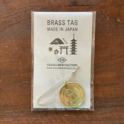 Brass Tag Icon TRAVELER'S FACTORY KYOTO Excrusive Product