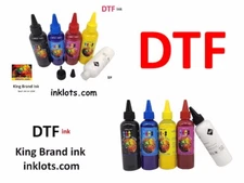 5 bottles DTF Inks Direct to Transfer Film dtf  5pk Ink for  ..king brand  DTF