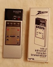 VINTAGE ZENITH TV/VCR CONTROLLER 343 14-973A w/ Orig Box. Uses Type J 6v Batt.
