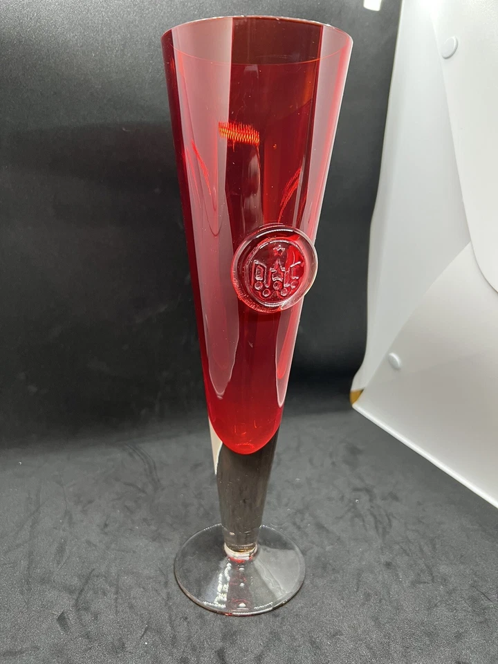 Rare vintage collection goblet with ruby ​​glass Olympics Moscow 1980 USSR - Image 3 of 4