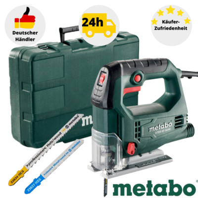 Metabo Stichsäge STEB 65 QUICK (601030500) Säge 450W + Koffer Stichsägeblätter