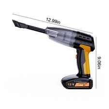 Compressore Multifunzione Ricaricabile Auto Moto Gonfiabili Aspirapolvere 4in1 - Miniatura 4