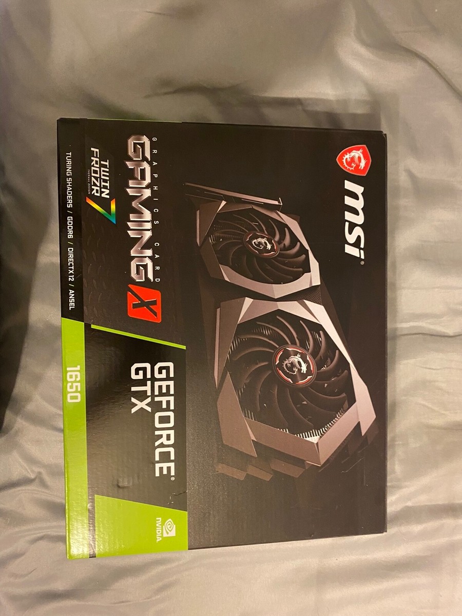 Msi Nvidia Geforce GTX 1650 4GB Twin Frozr 7 graphics card | eBay