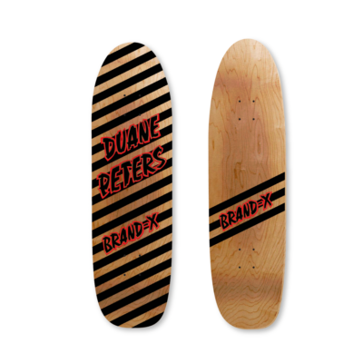 Brand-X Duane Peters Bullet Pig Stripes 9.1 Old School Shaped