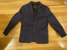 Crewcut Ludlow Suit Jacket Boys Size M Navy
