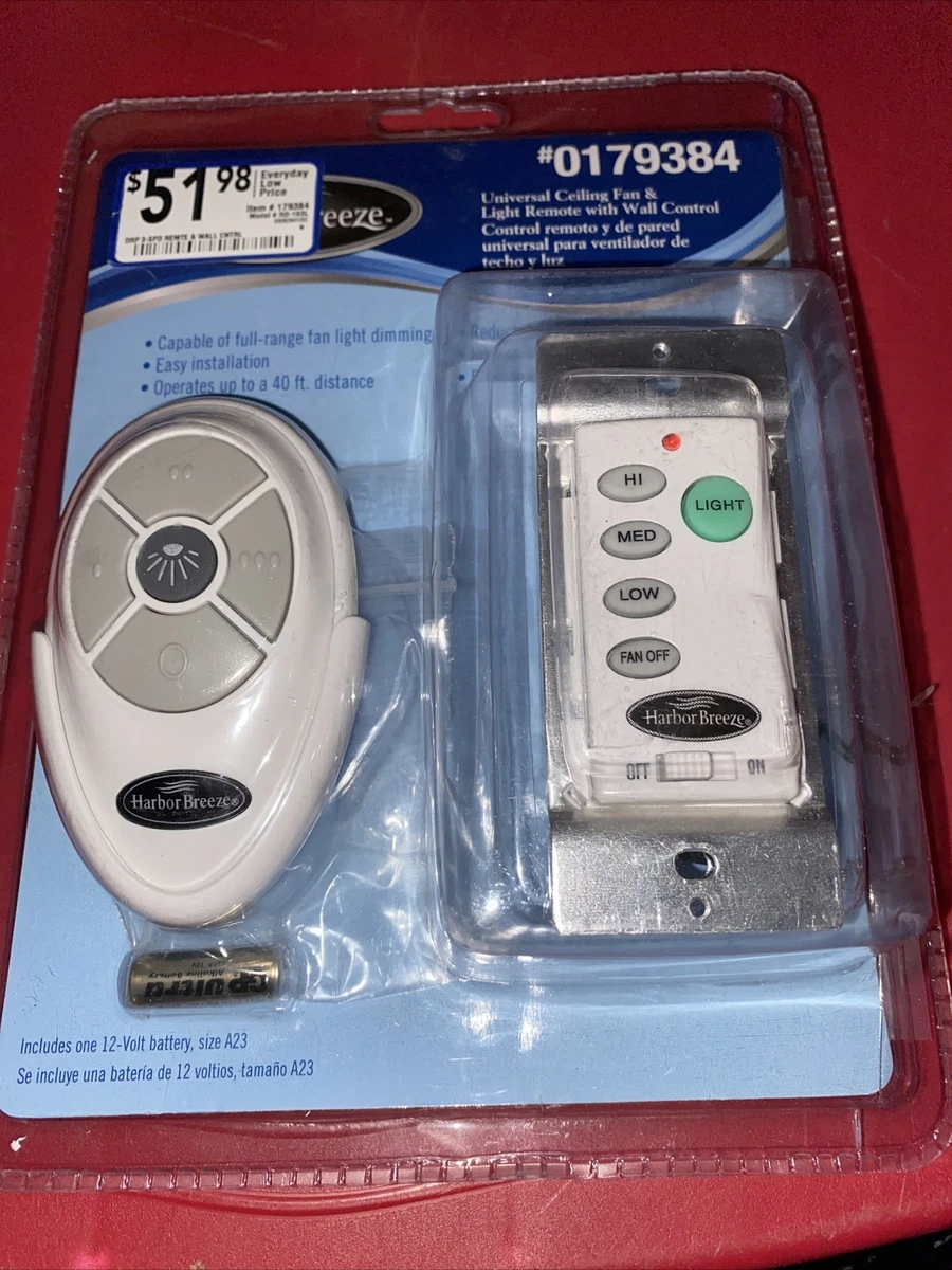 Harbor Breeze Ceiling Fan Remote Controller Shelly Lighting