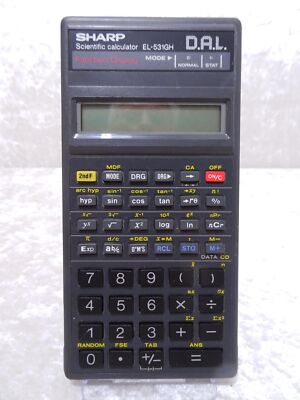FX4VRd - Sharp Scientific Calculator EL-531GH Design Taschenrechner - Vintage