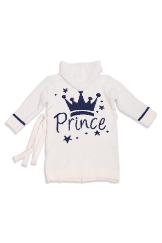 ComfyLuxe Children's Patterned Hooded Robe - Picture 17 of 21