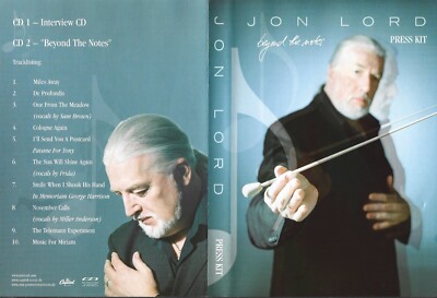 JON LORD (Deep Purple) Beyond The Notes PRESSKIT Promo-CRr 20.09.2004 NEAR MINT