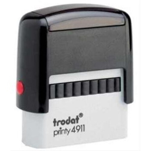 Trodat 4911 - 3 Lines of Text or Artwork - Custom Rubber Self-Inking Stamp - - Picture 2 of 2