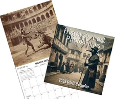 2025 History'S Lost Photographs Monthly Wall Calendar - Historical Events Captur