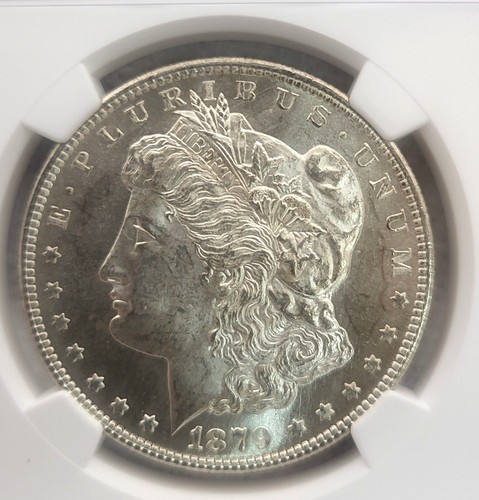 1879-S Morgan Silver Dollar NGC MS63-Hair and Chest! - Picture 2 of 4