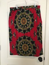 Vintage Women's Floral Paisley Print Skirt Unknown Size Multi-Color